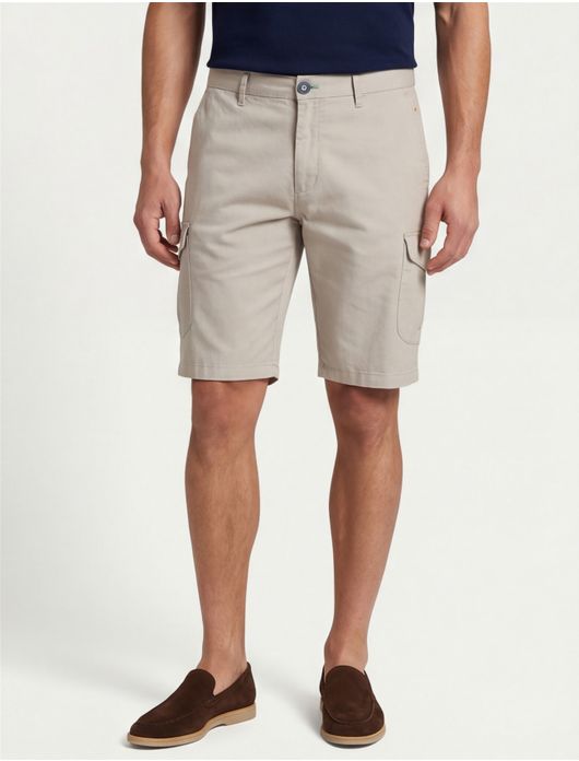 New Zealand bermuda beige met zakken