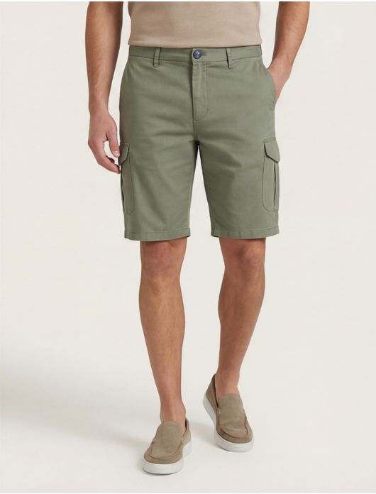 New Zealand bermuda groen met zakken