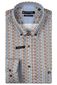 Giordano geprint casual overhemd lichtblauw