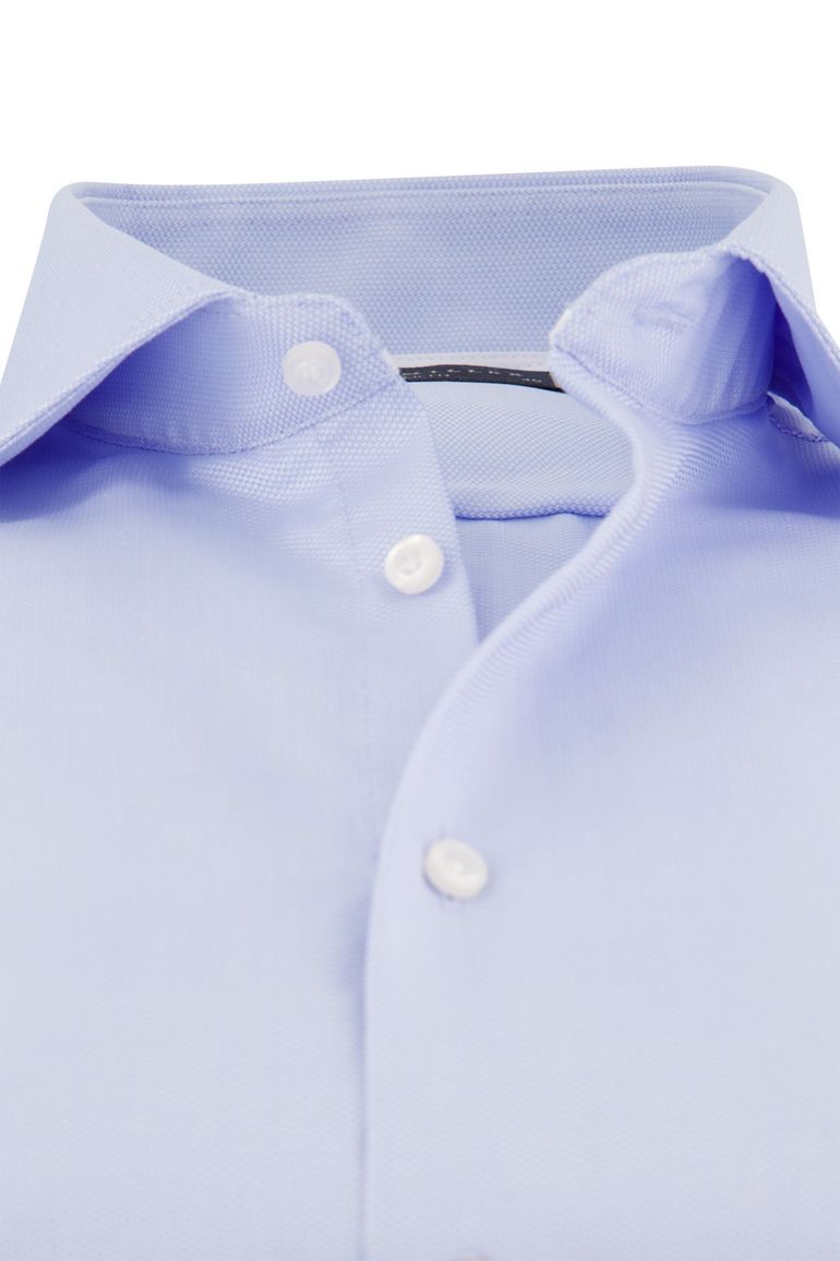 Katoenen John Miller lichtblauw overhemd tailored fit