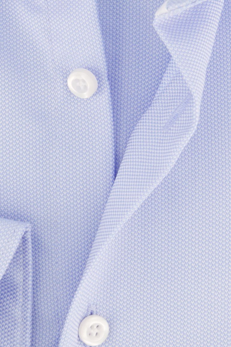 Katoenen John Miller lichtblauw overhemd tailored fit