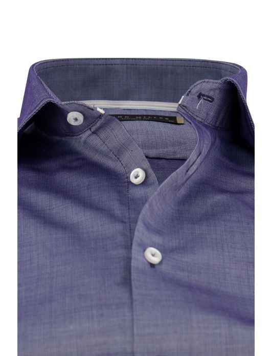 John Miller overhemd blauw patroon