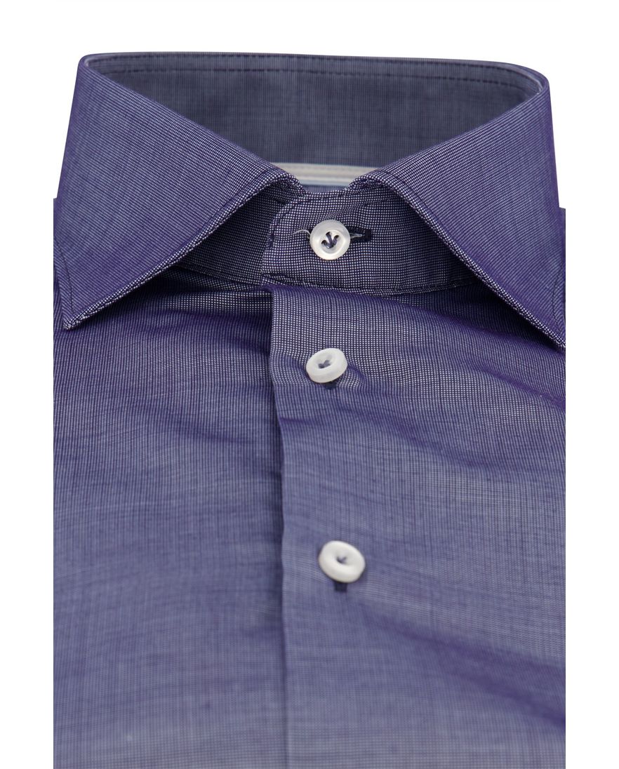 Overhemd John Miller Tailored Fit blauw patroon