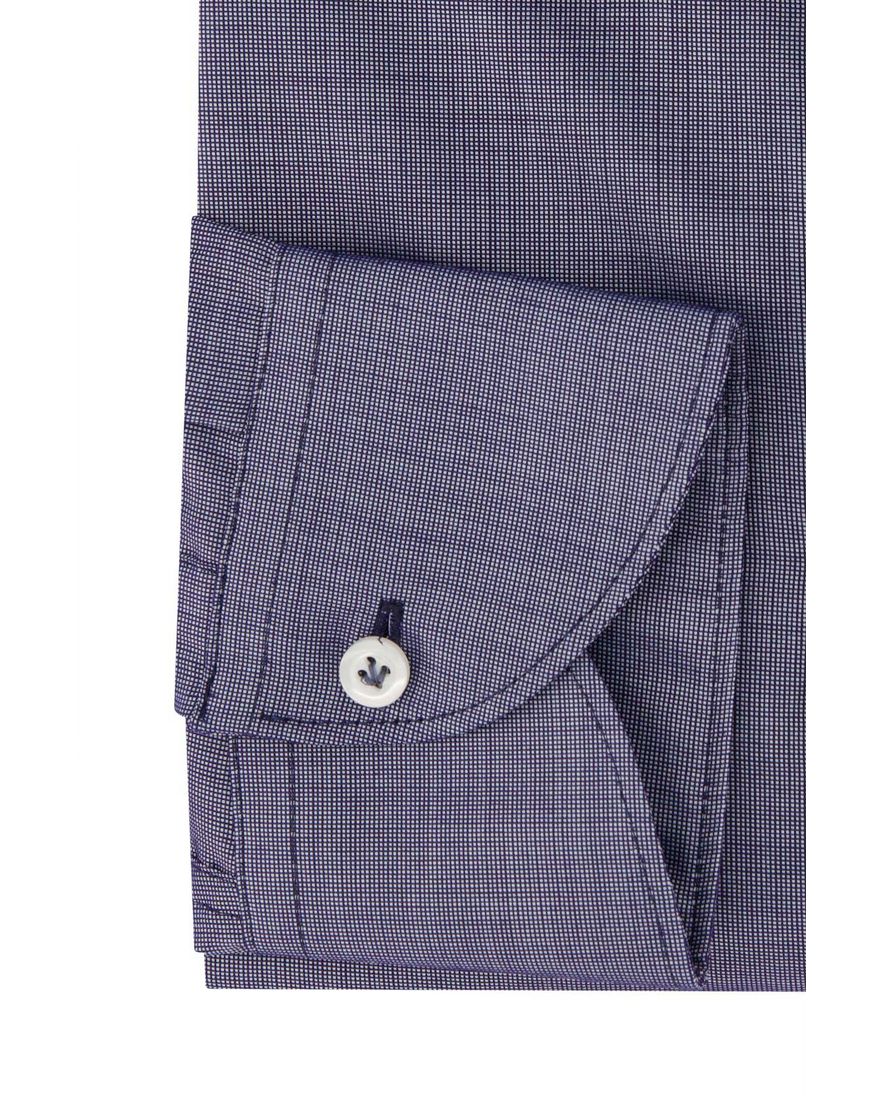 Overhemd John Miller Tailored Fit blauw patroon