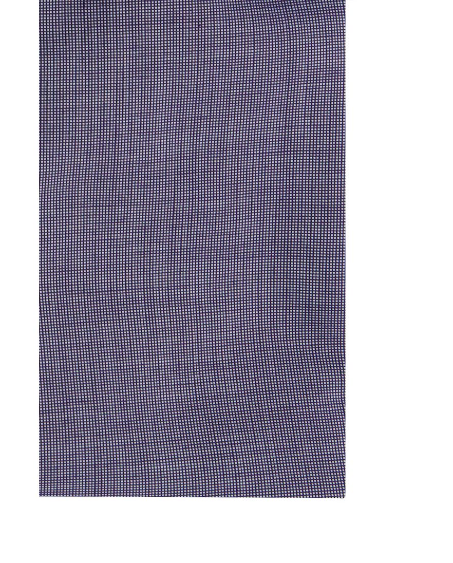 Overhemd John Miller Tailored Fit blauw patroon