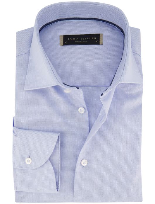John Miller overhemd blauw tailored fit