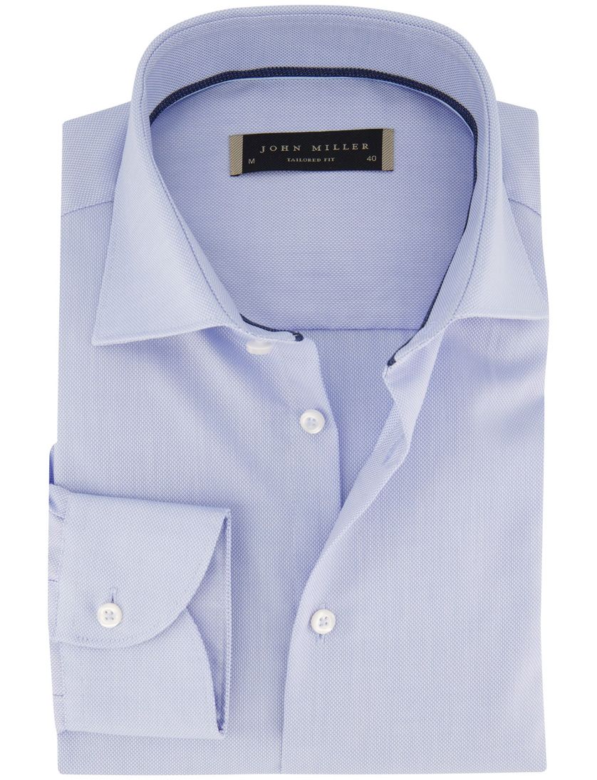 John Miller overhemd Tailored Fit normale fit effen