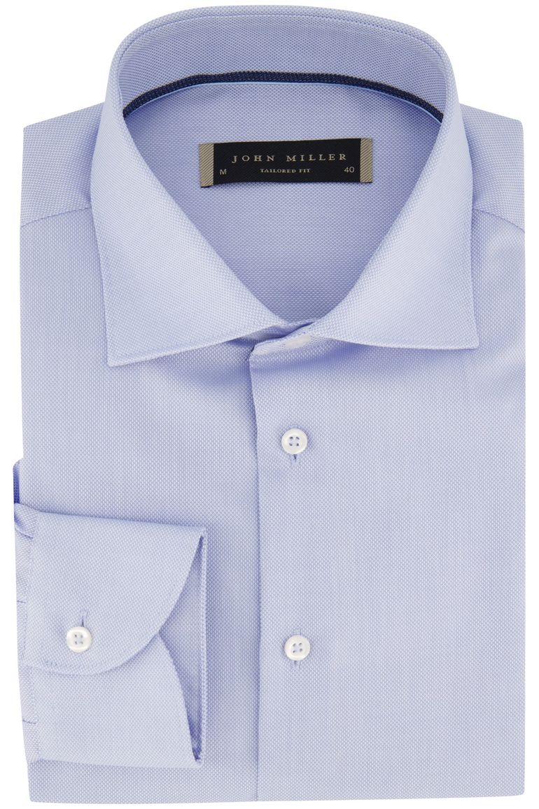 John Miller overhemd blauw tailored fit