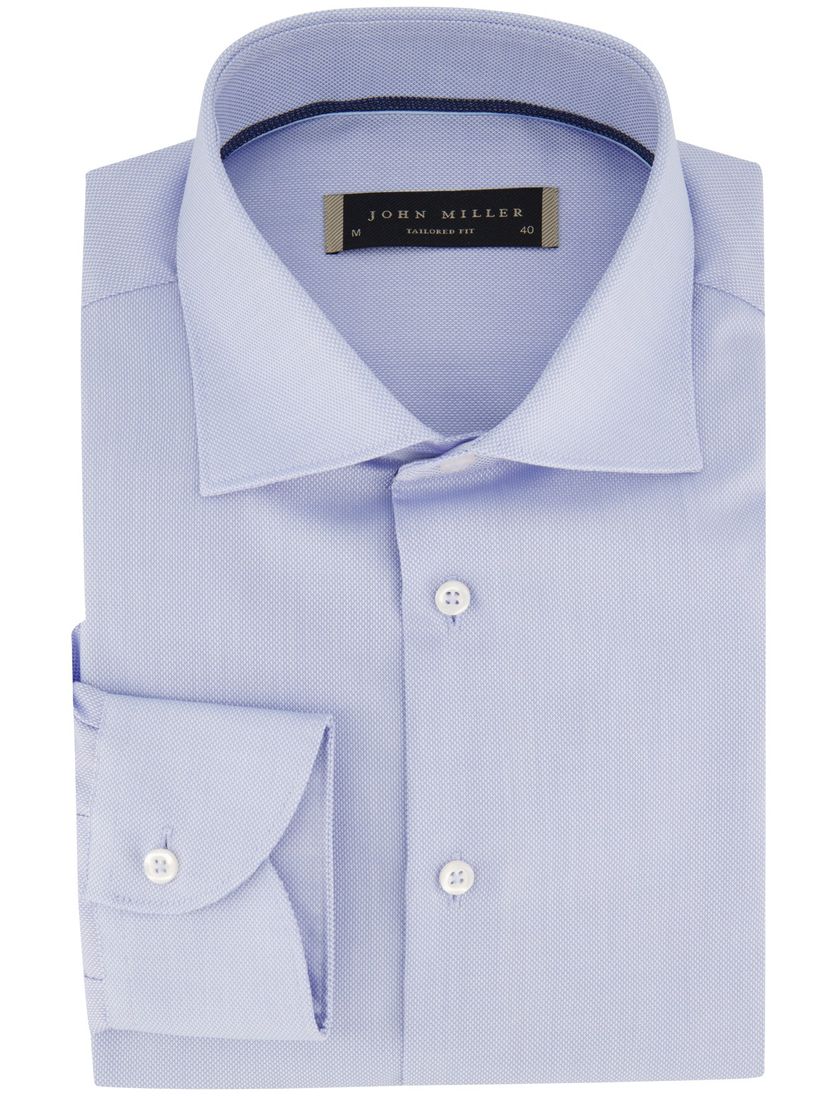 John Miller overhemd Tailored Fit normale fit effen
