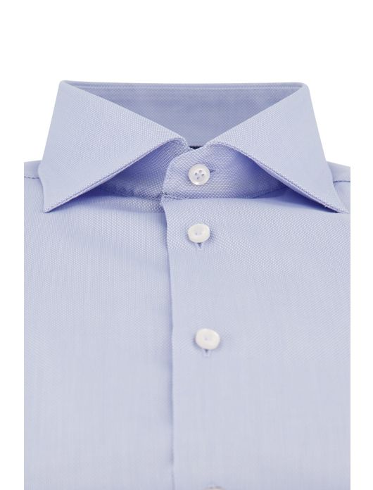 John Miller overhemd blauw tailored fit