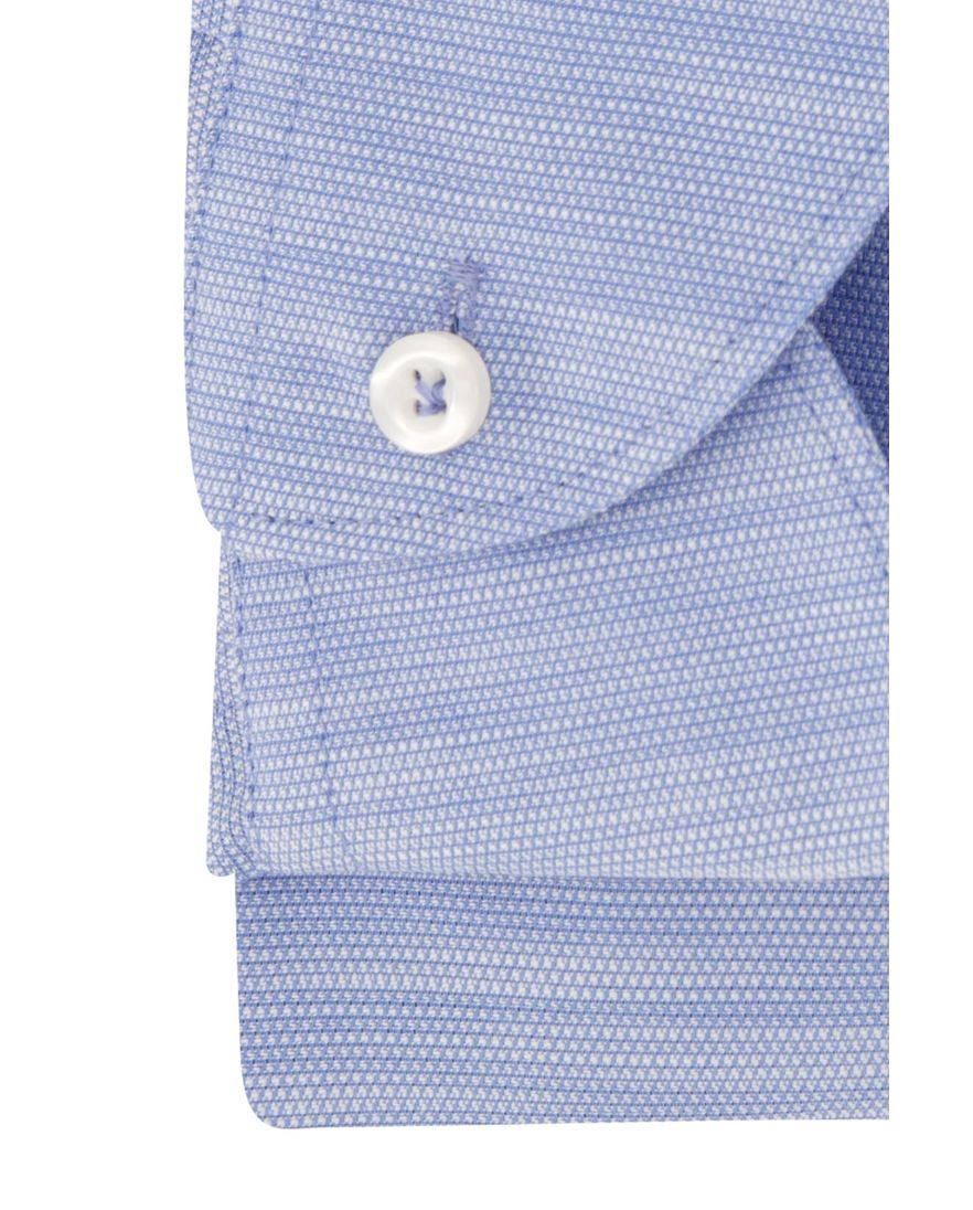 Mouwlengte 7 John Miller lichtblauw overhemd gemêleerd tailored fit