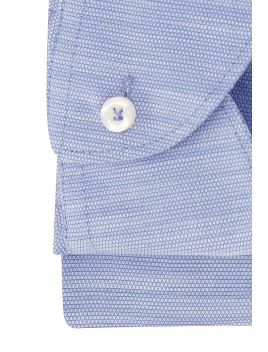 Mouwlengte 7 overhemd John Miller blauw