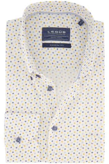 Ledub Ledub button-down overhemd geprint stippen