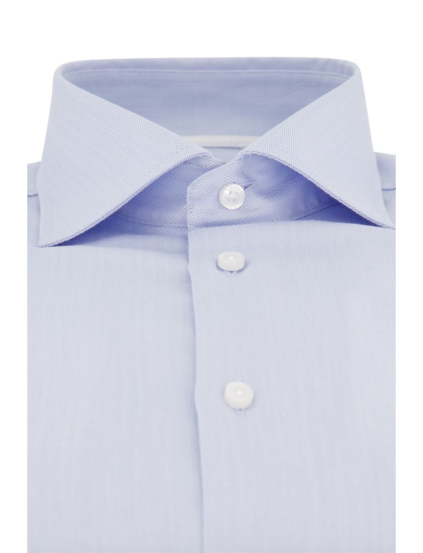 katoenen Ledub overhemd Modern Fit New blauw