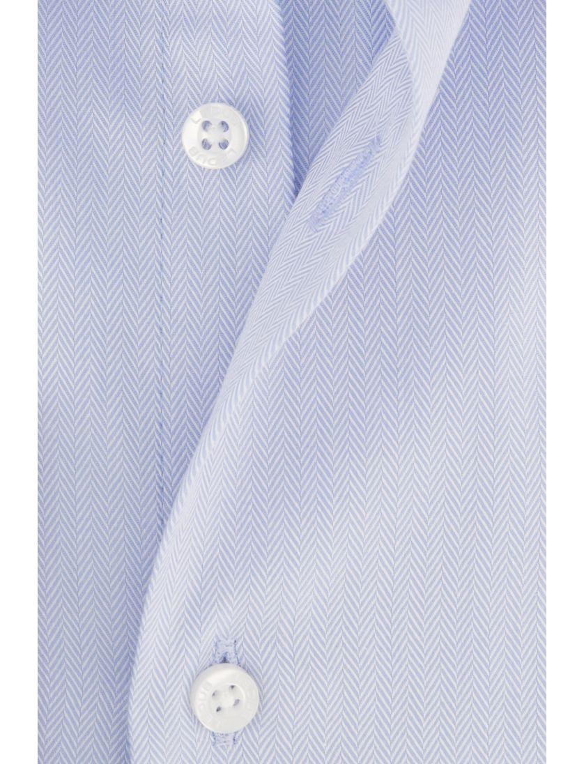 katoenen Ledub overhemd Modern Fit New blauw