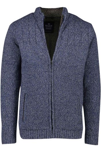 Baileys Baileys vest extra lange mouw blauw