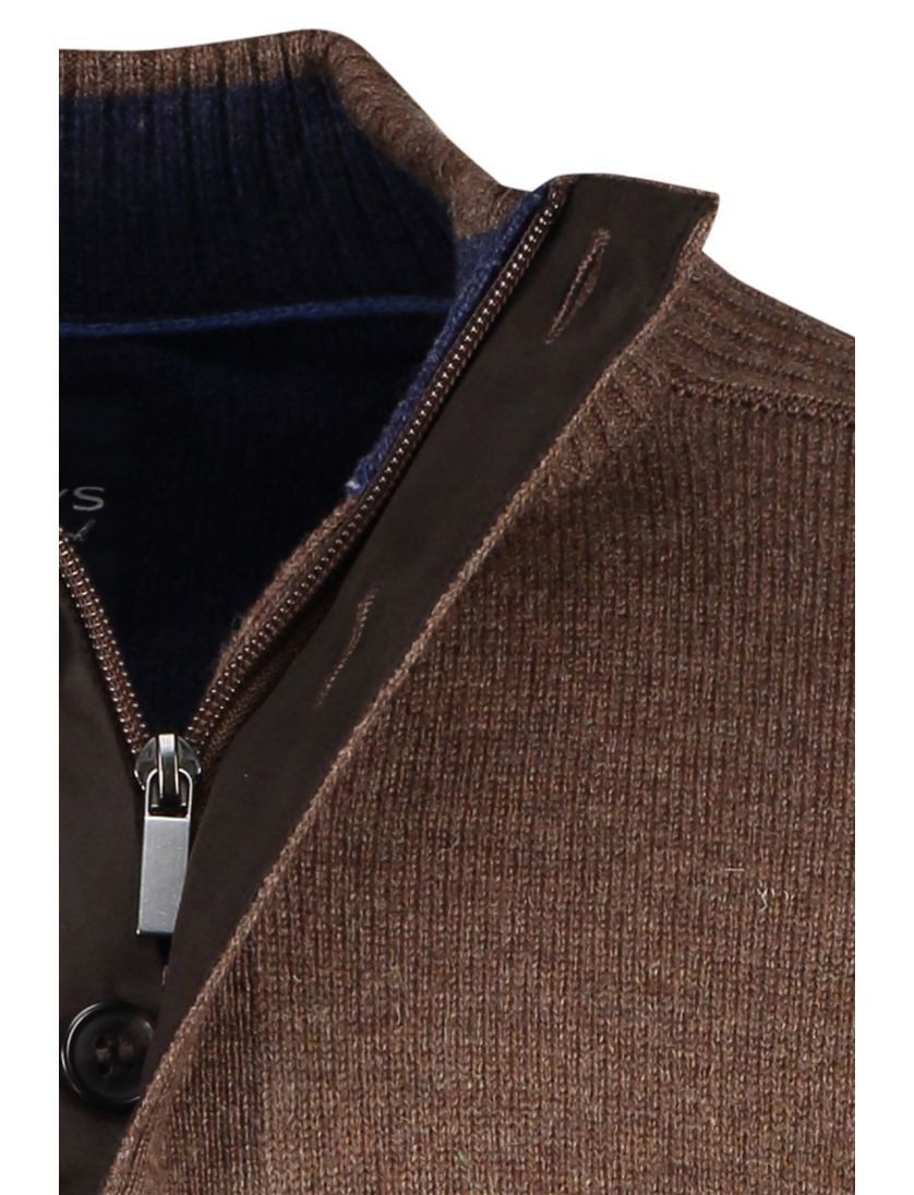 Baileys trui mouwlengte 7 bruin