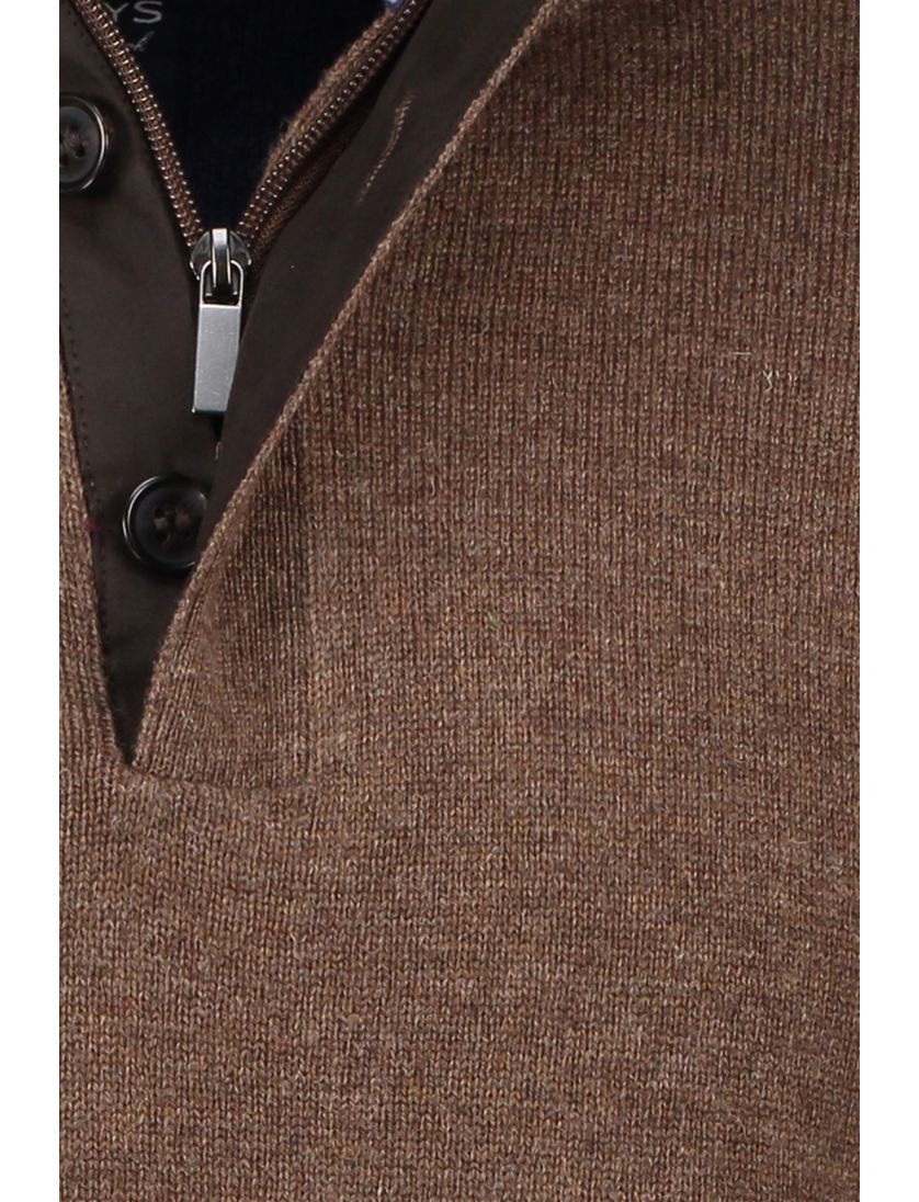 Baileys trui mouwlengte 7 bruin