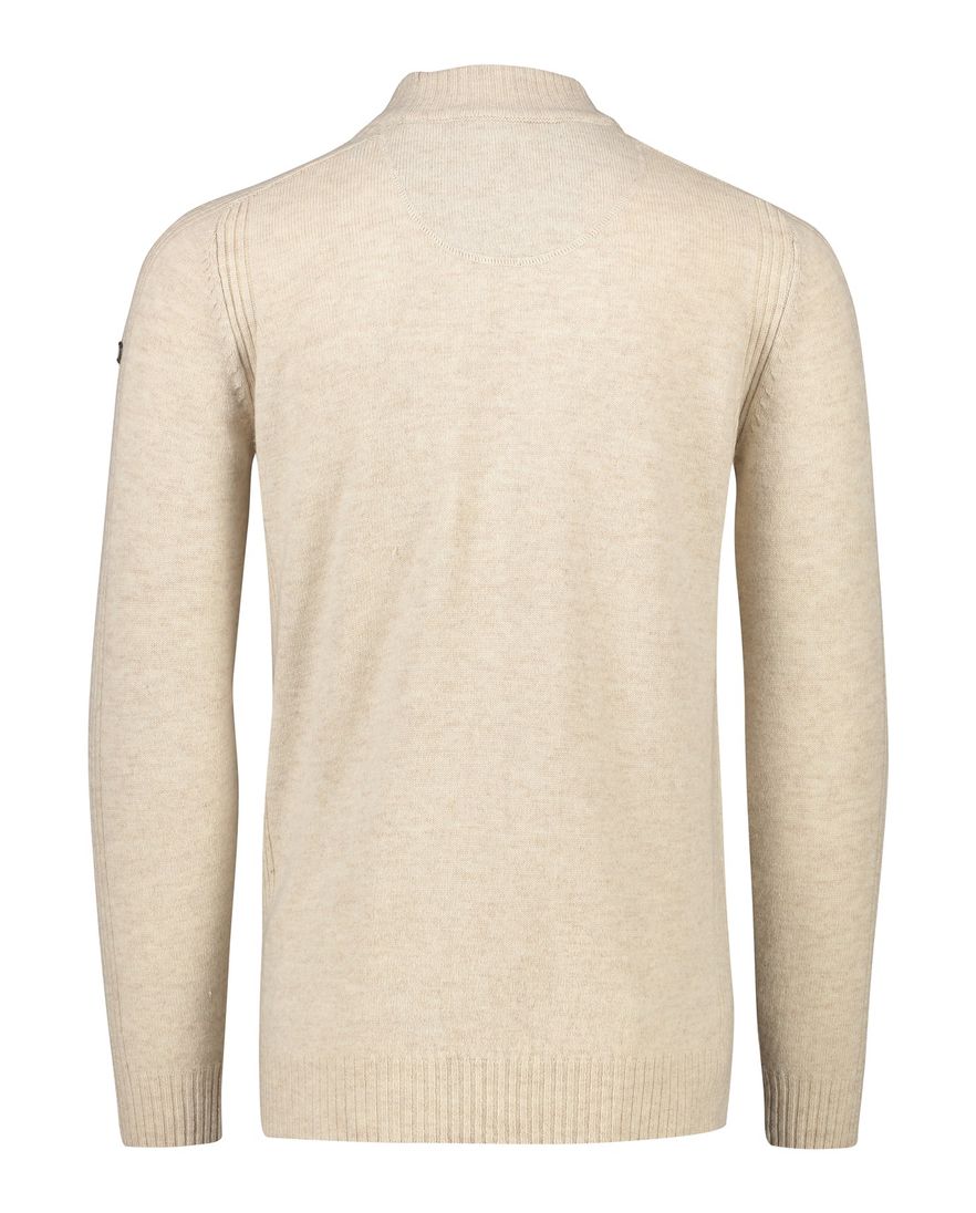 Baileys turtle trui extra lang creme lamswol