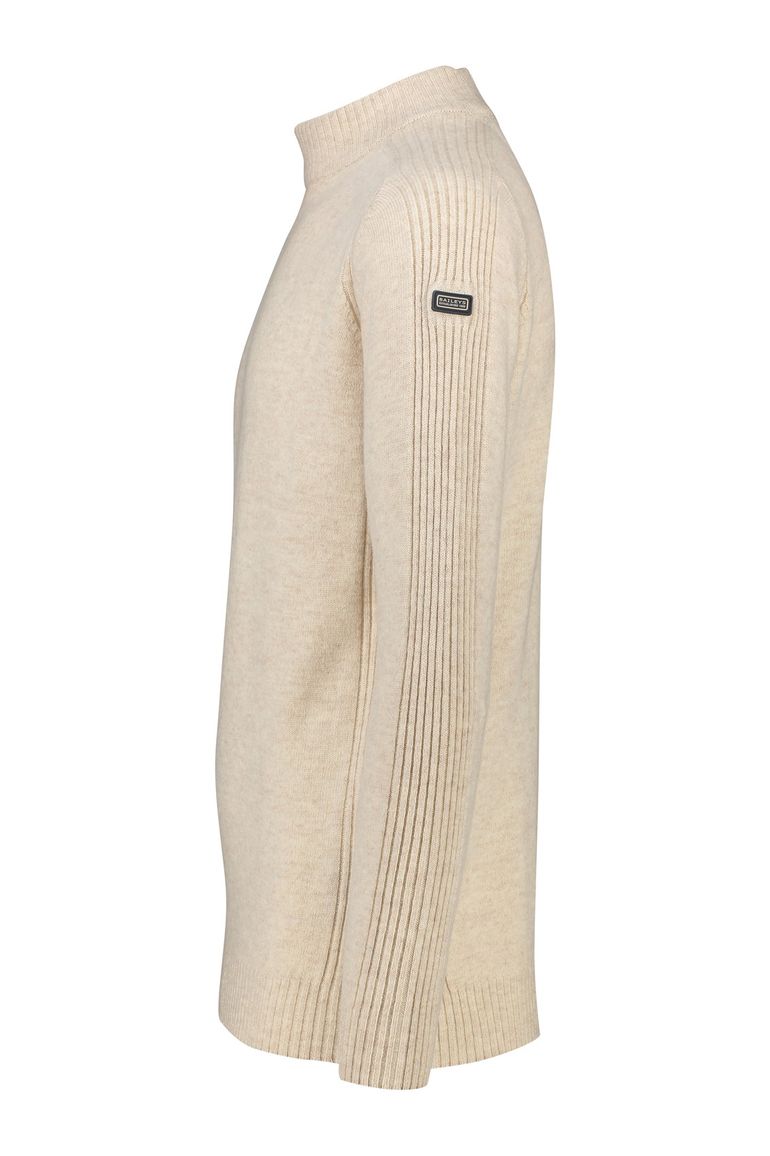 Baileys turtle trui extra lange mouw ecru