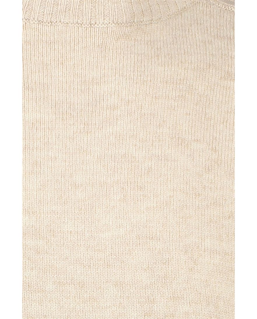 Baileys turtle trui extra lang creme lamswol