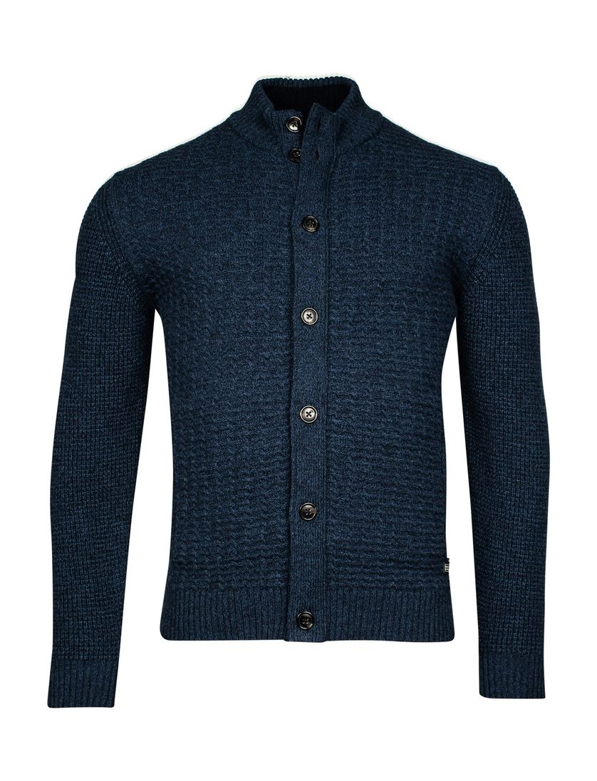 Baileys vest gebreid donkerblauw