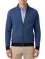 Baileys vest blauw geprint katoen normale fit rits