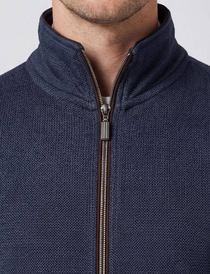 Baileys vest donkerblauw katoen