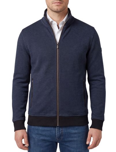 Baileys Baileys vest donkerblauw katoen