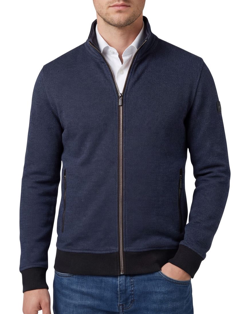 Baileys vest donkerblauw katoen