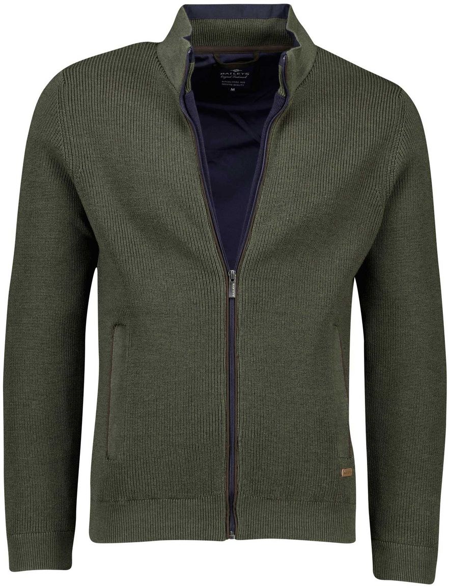 Baileys outdoor vest groen gebreid