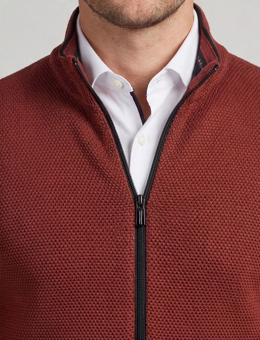 Baileys vest patroon rood