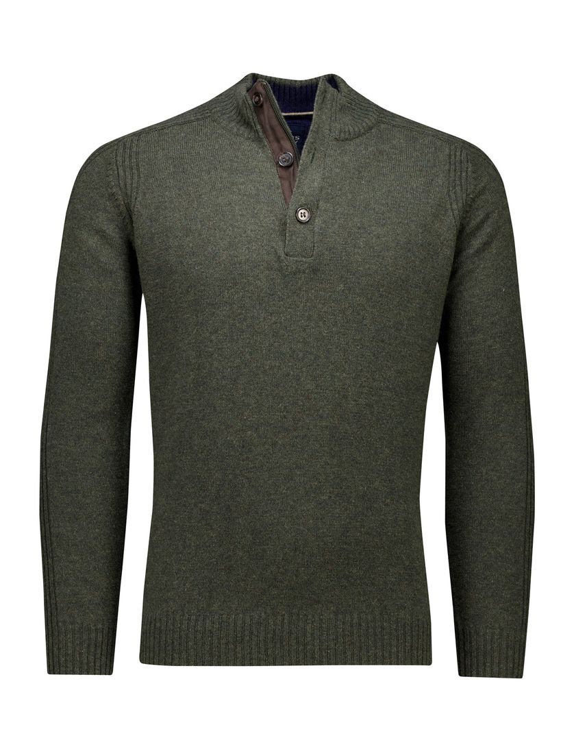 Baileys half-zip trui groen
