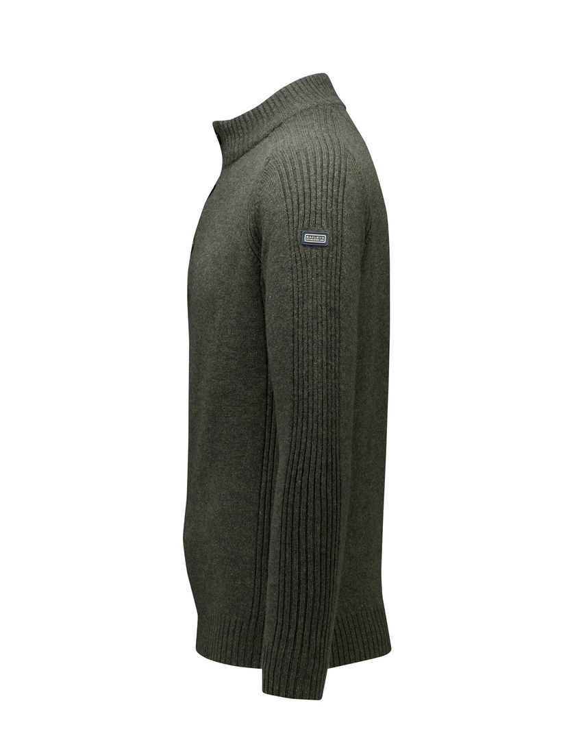Baileys half-zip trui groen