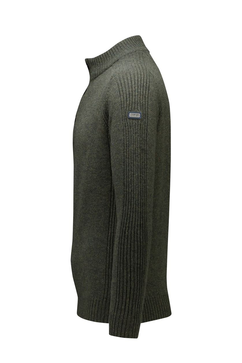 Baileys half-zip trui groen