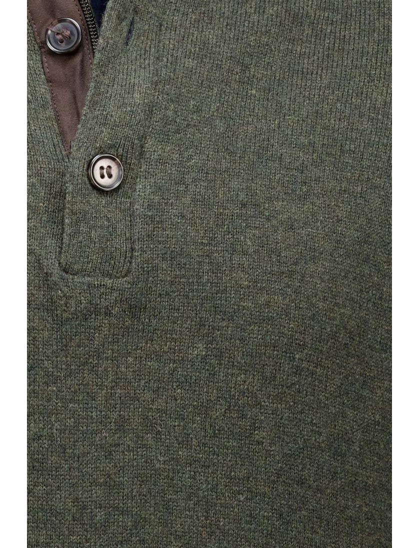 Baileys half-zip trui groen