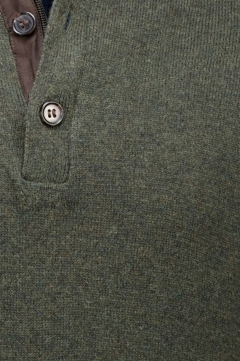 Baileys half-zip trui groen