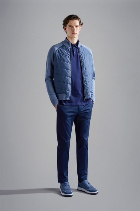 Paul & Shark tussenjas lichtblauw wijde fit