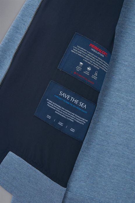 Paul & Shark tussenjas lichtblauw wijde fit