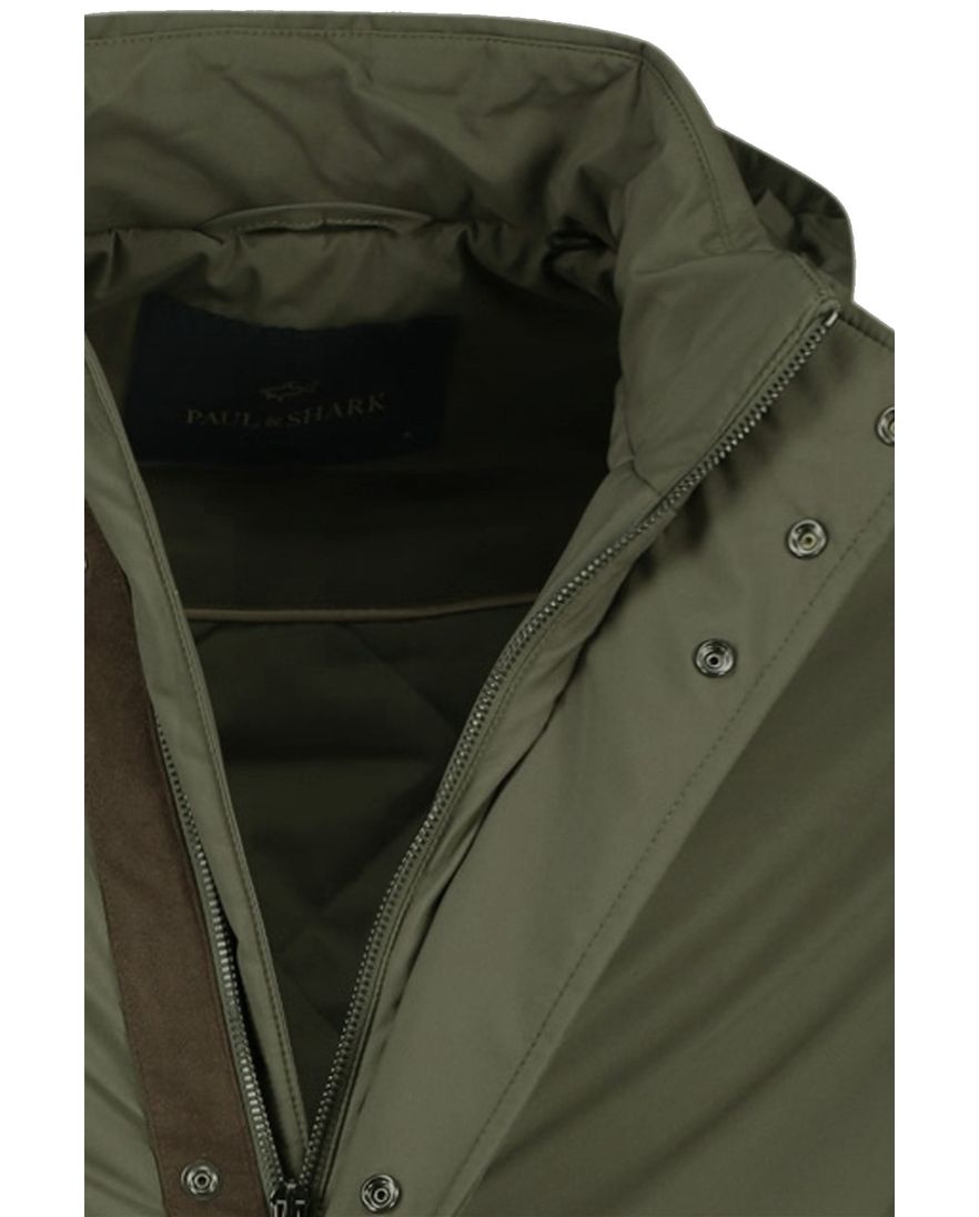 Paul & Shark winterjas groen