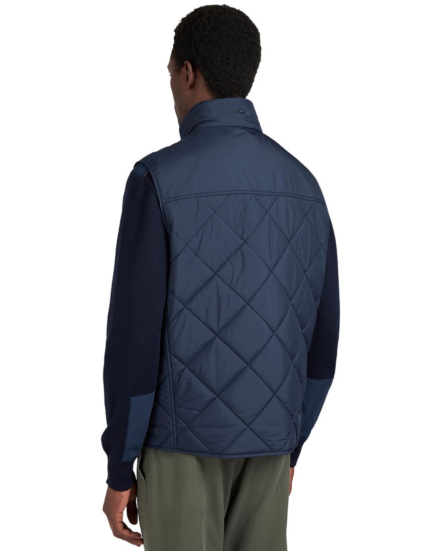 Paul & Shark bodywarmer effen donkerblauw waterafstotend