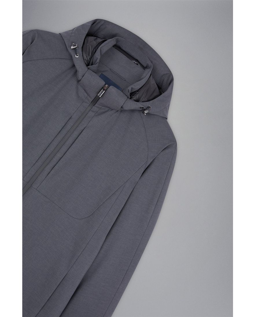 Paul & Shark parka donkerblauw dubbele borstzak