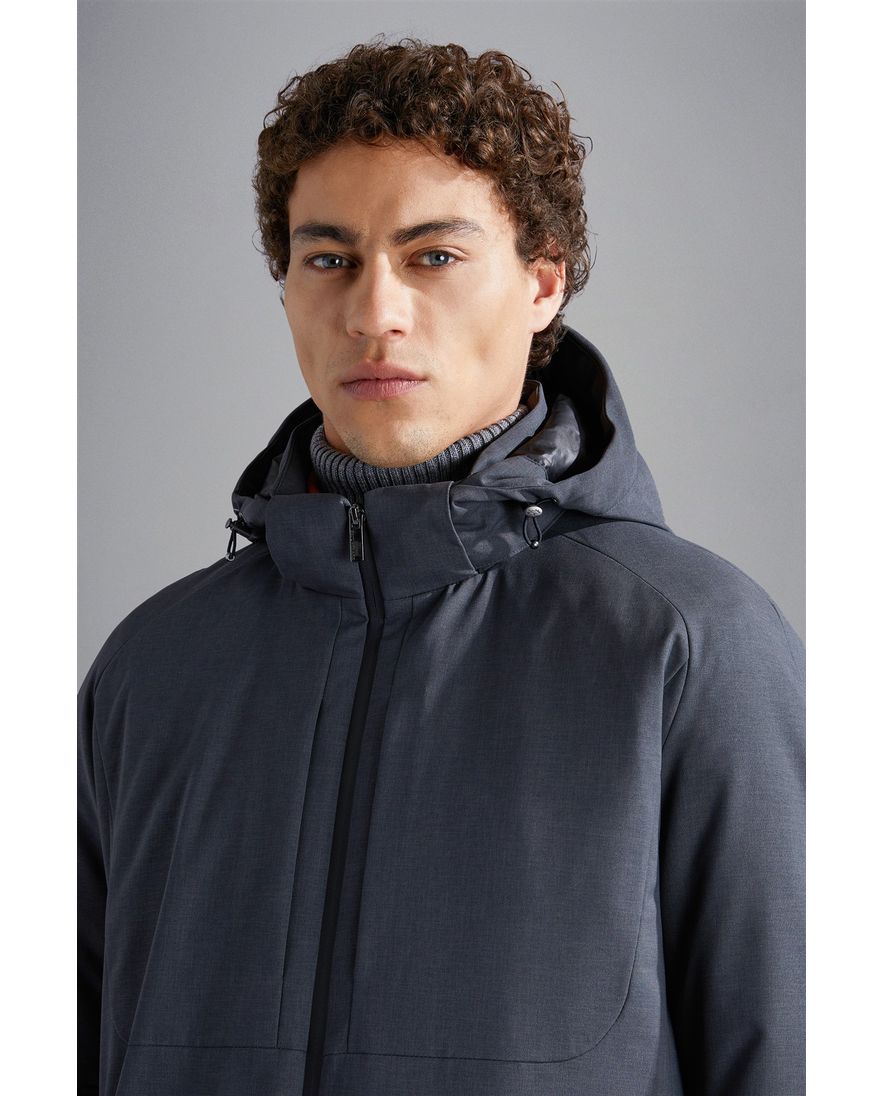 Paul & Shark parka donkerblauw dubbele borstzak