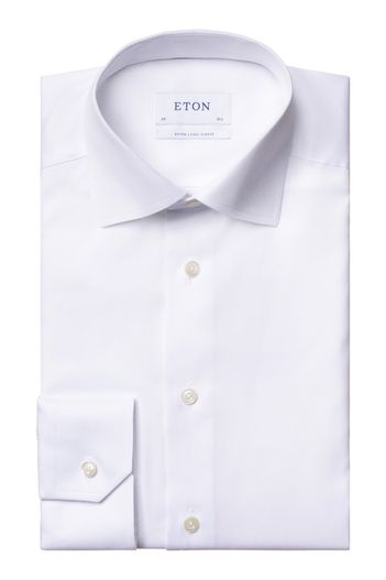 Eton Eton overhemd mouwlengte 7 wit contemporary twill