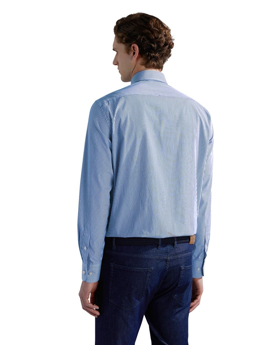 Overhemd Paul & Shark blauw gestreept