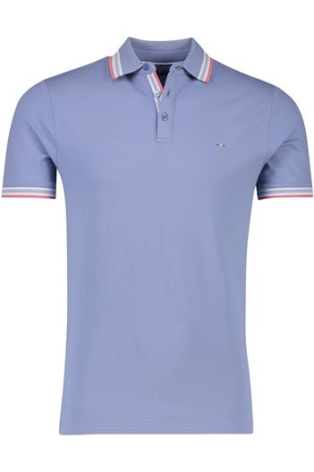 Portofino Portofino polo blauw katoen