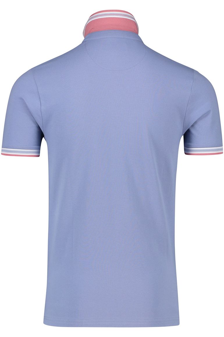 Portofino polo blauw katoen