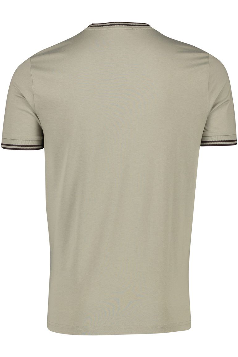 Fred Perry t-shirt effen bruin normale fit