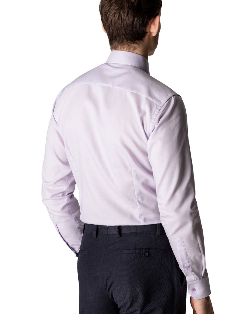 Eton contemporary fit katoenen overhemd lichtpaars