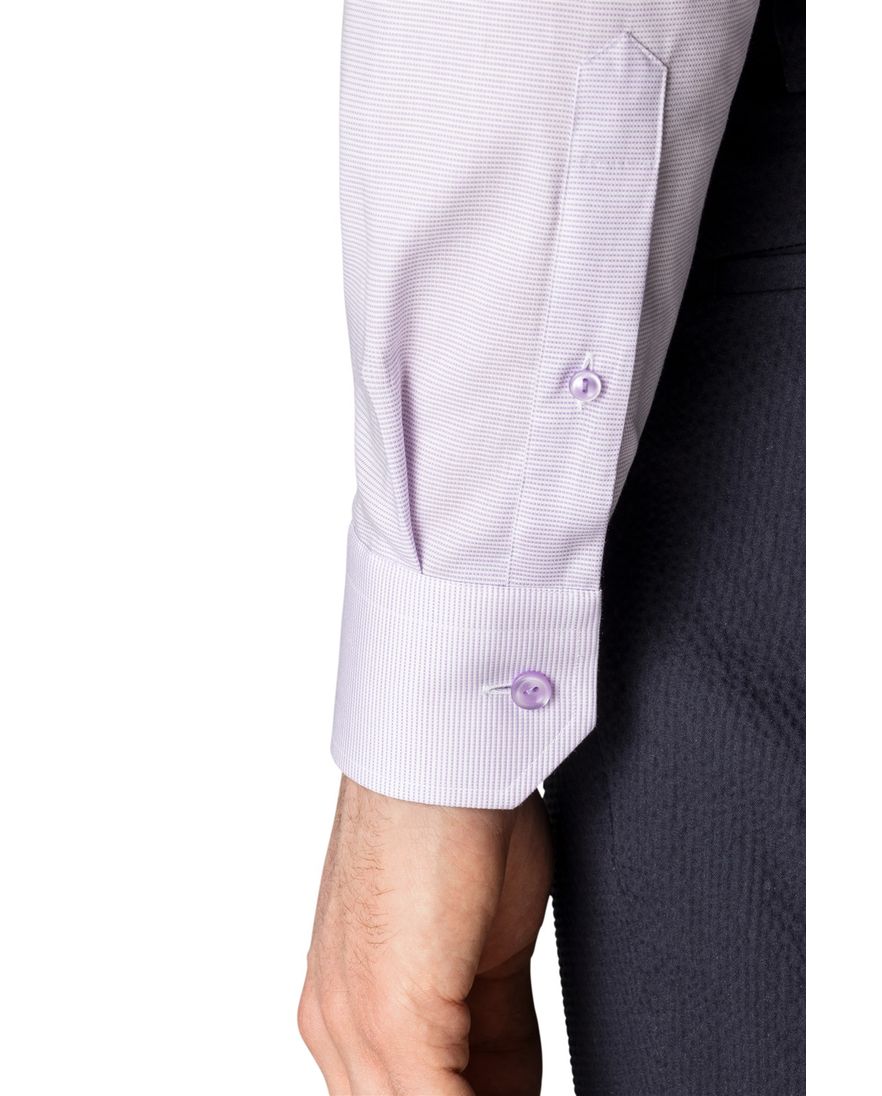 Eton contemporary fit katoenen overhemd lichtpaars